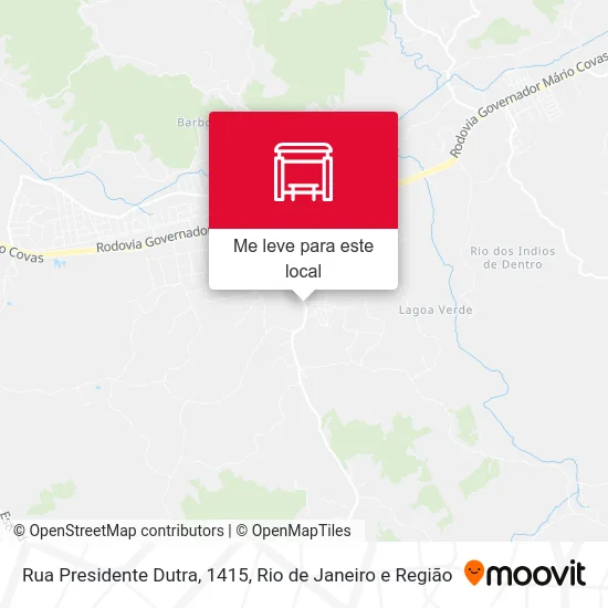Rua Presidente Dutra, 1415 mapa