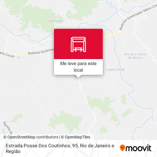 Estrada Posse Dos Coutinhos, 95 mapa
