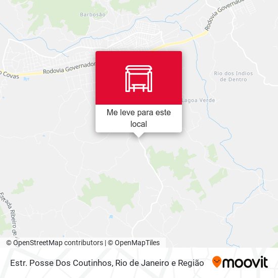 Estr. Posse Dos Coutinhos mapa