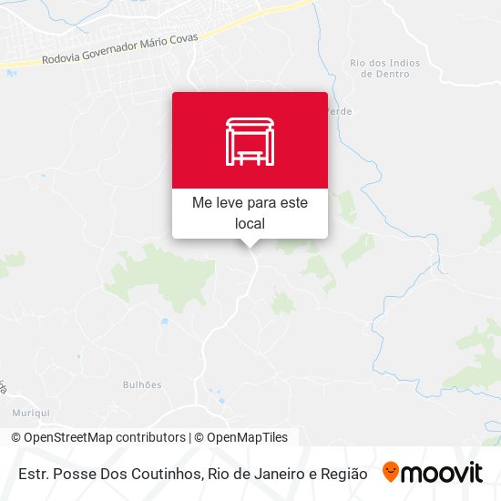Estr. Posse Dos Coutinhos mapa