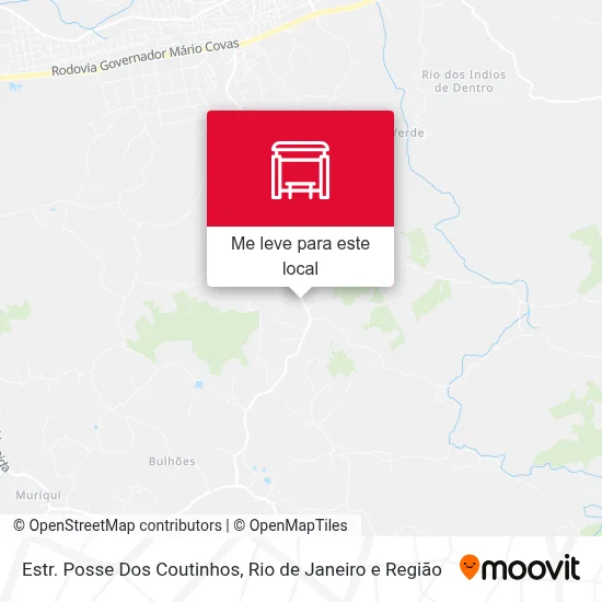Estr. Posse Dos Coutinhos mapa