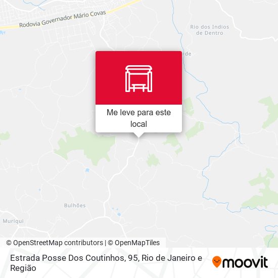 Estrada Posse Dos Coutinhos, 95 mapa