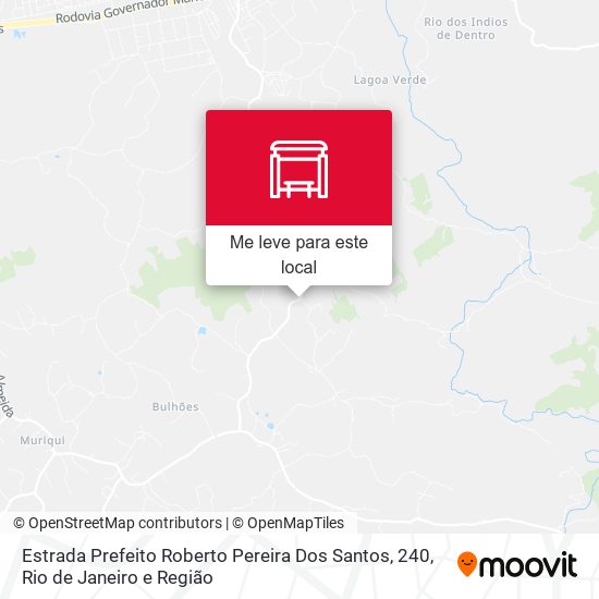 Estrada Prefeito Roberto Pereira Dos Santos, 240 mapa