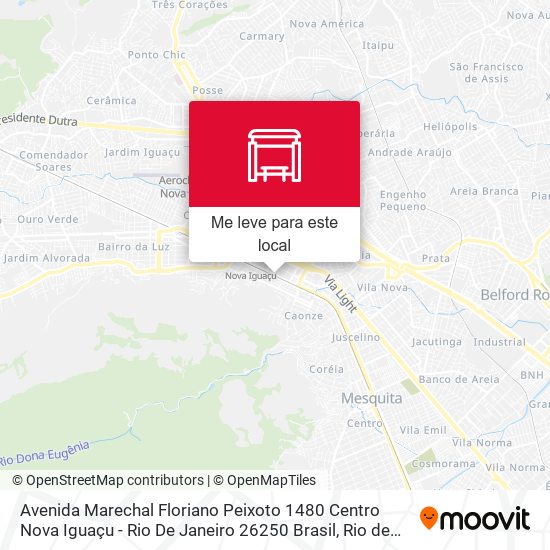 Avenida Marechal Floriano Peixoto 1480 Centro Nova Iguaçu - Rio De Janeiro 26250 Brasil mapa