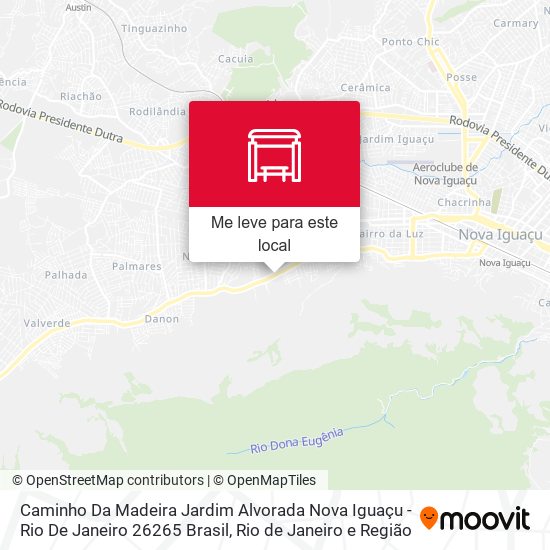 Caminho Da Madeira Jardim Alvorada Nova Iguaçu - Rio De Janeiro 26265 Brasil mapa