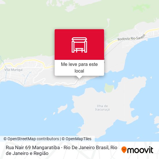 Rua Nair 69 Mangaratiba - Rio De Janeiro Brasil mapa