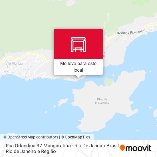 Rua Orlandina 37 Mangaratiba - Rio De Janeiro Brasil mapa