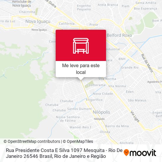 Rua Presidente Costa E Silva 1097 Mesquita - Rio De Janeiro 26546 Brasil mapa