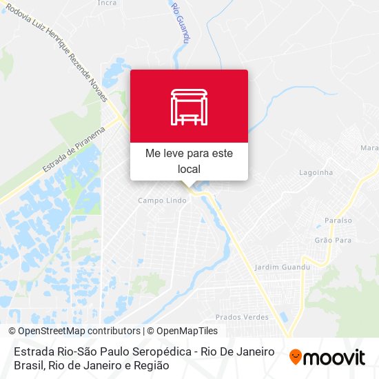 Estrada Rio-São Paulo Seropédica - Rio De Janeiro Brasil mapa