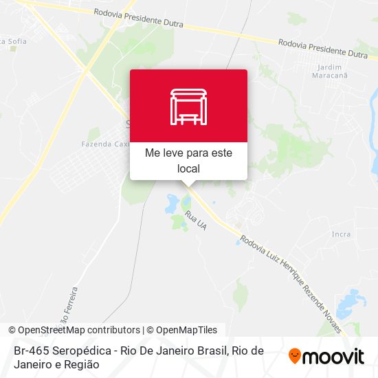 Br-465 Seropédica - Rio De Janeiro Brasil mapa