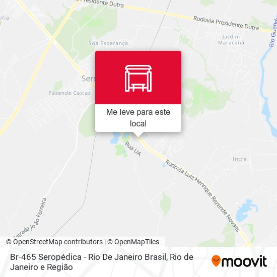 Br-465 Seropédica - Rio De Janeiro Brasil mapa