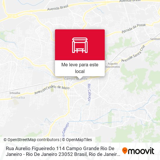 Rua Aurelio Figueiredo 114 Campo Grande Rio De Janeiro - Rio De Janeiro 23052 Brasil mapa