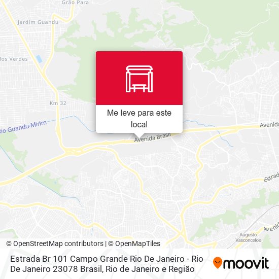 Estrada Br 101 Campo Grande Rio De Janeiro - Rio De Janeiro 23078 Brasil mapa