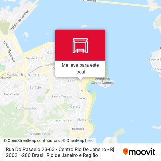 Rua Do Passeio 23-63 - Centro Rio De Janeiro - Rj 20021-280 Brasil mapa