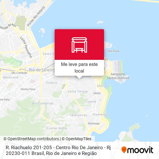 R. Riachuelo 201-205 - Centro Rio De Janeiro - Rj 20230-011 Brasil mapa