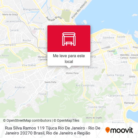 Rua Silva Ramos 119 Tijuca Rio De Janeiro - Rio De Janeiro 20270 Brasil mapa