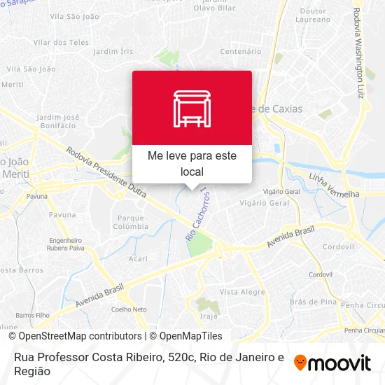 Rua Professor Costa Ribeiro, 520c mapa