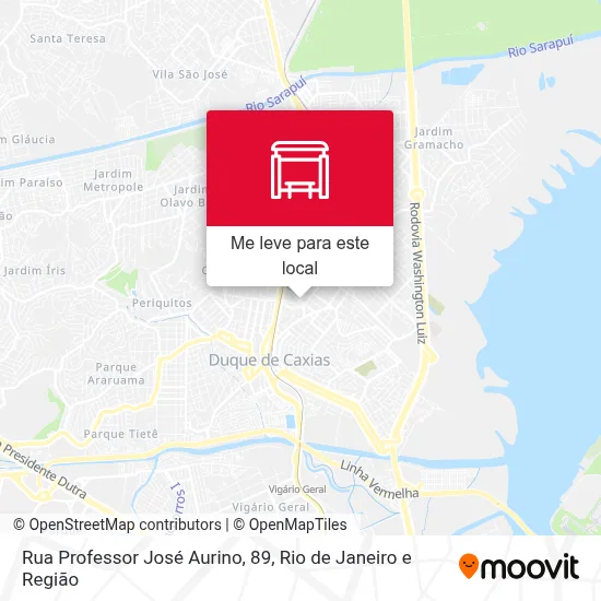 Rua Professor José Aurino, 89 mapa