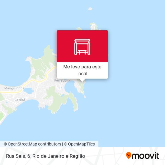 Rua Seis, 6 mapa