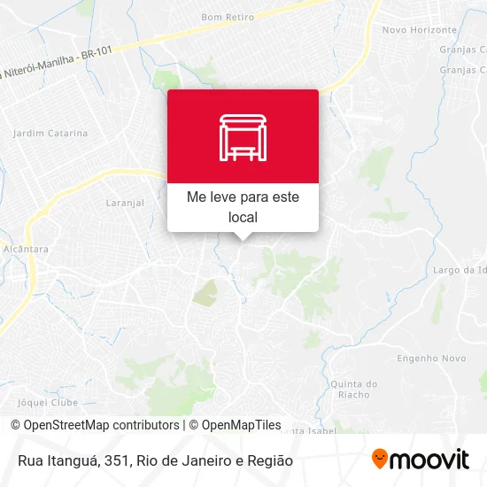 Rua Itanguá, 351 mapa
