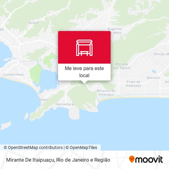 Mirante De Itaipuaçu mapa