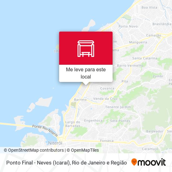 Ponto Final - Neves (Icaraí) mapa