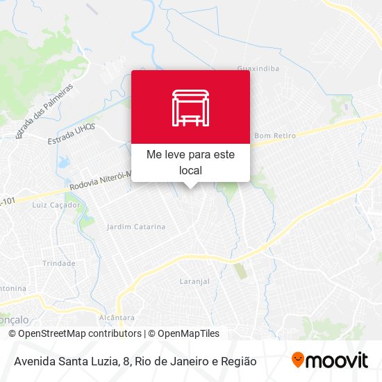 Avenida Santa Luzia, 8 mapa