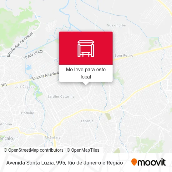 Avenida Santa Luzia, 995 mapa