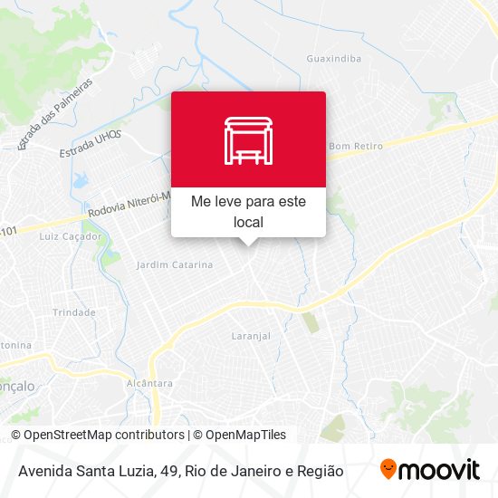 Avenida Santa Luzia, 49 mapa