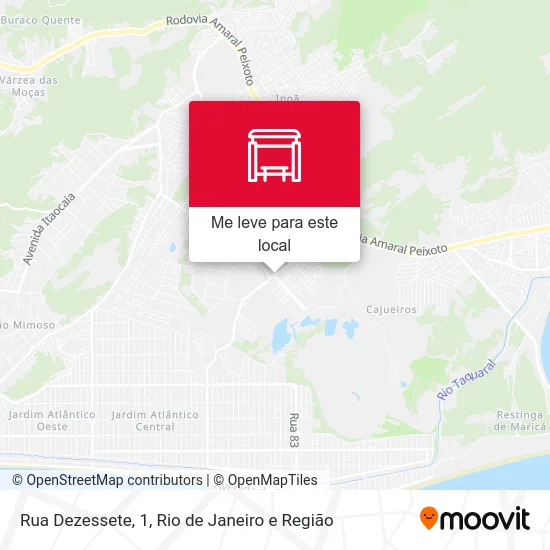 Rua Dezessete, 1 mapa