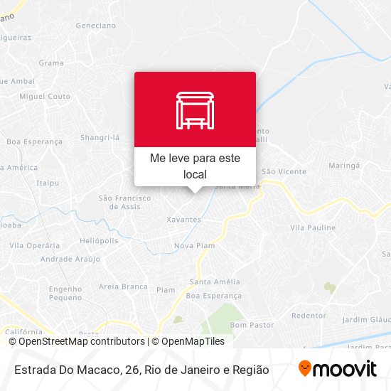 Estrada Do Macaco, 26 mapa