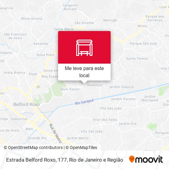 Estrada Belford Roxo, 177 mapa