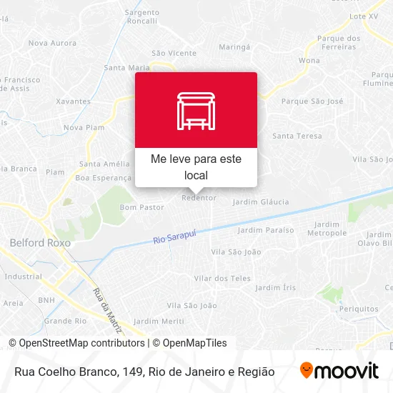 Rua Coelho Branco, 149 mapa
