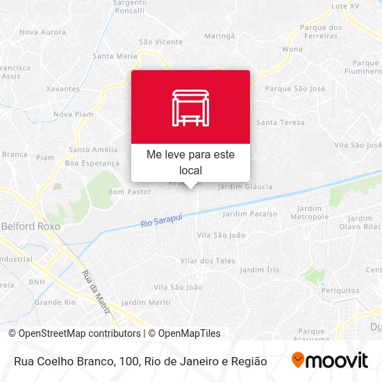 Rua Coelho Branco, 100 mapa