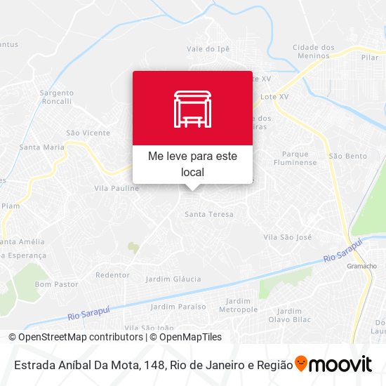 Estrada Aníbal Da Mota, 148 mapa