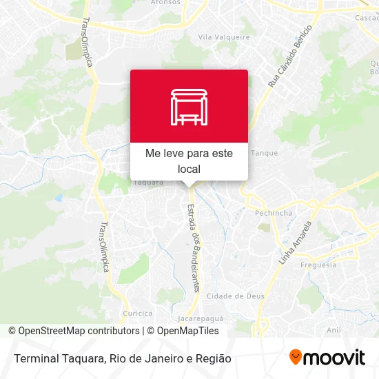 Terminal Taquara mapa