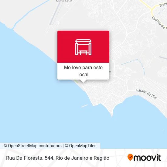 Rua Da Floresta, 544 mapa