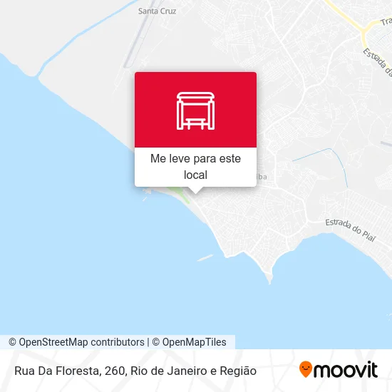 Rua Da Floresta, 260 mapa