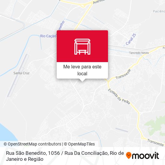 Rua São Benedito, 1056 / Rua Da Conciliação mapa