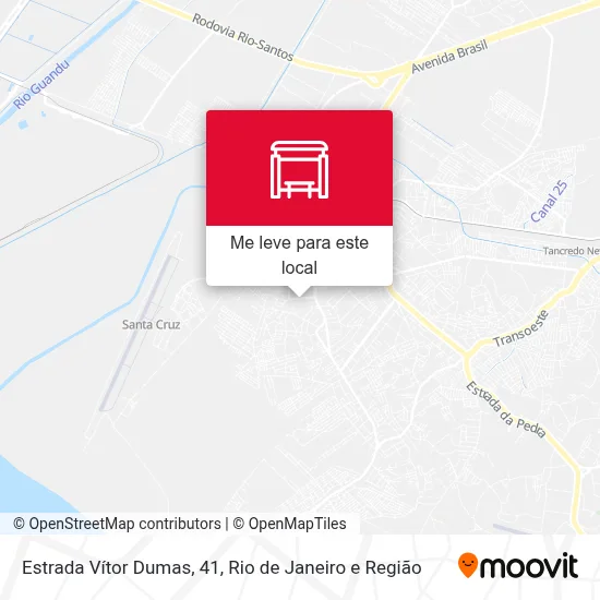 Estrada Vítor Dumas, 41 mapa