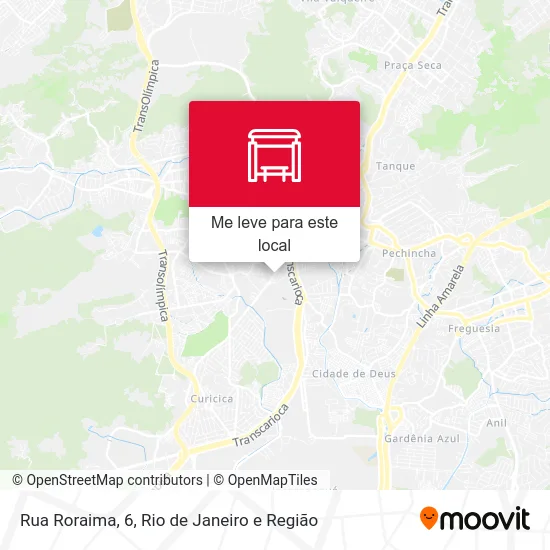 Rua Roraima, 6 mapa