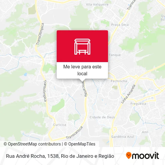 Rua André Rocha, 1538 mapa