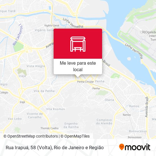 Rua Irapuá, 58 (Volta) mapa