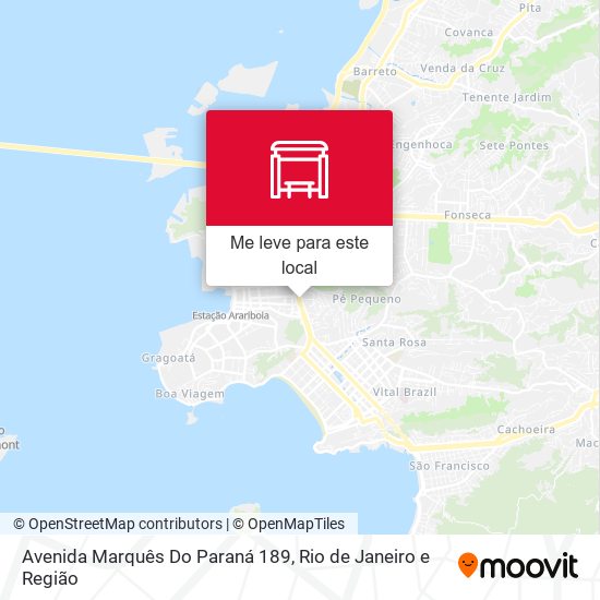 Avenida Marquês Do Paraná 189 mapa