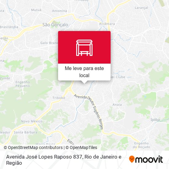 Avenida José Lopes Raposo 837 mapa