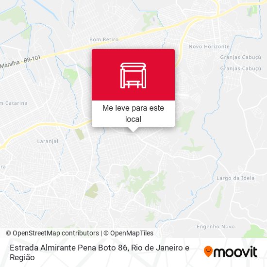 Estrada Almirante Pena Boto 86 mapa