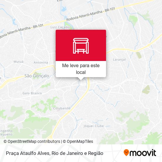 Praça Ataulfo Alves mapa