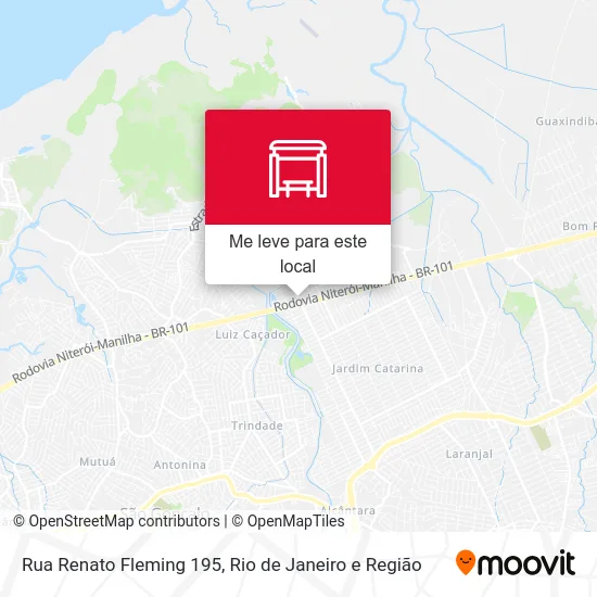 Rua Renato Fleming 195 mapa
