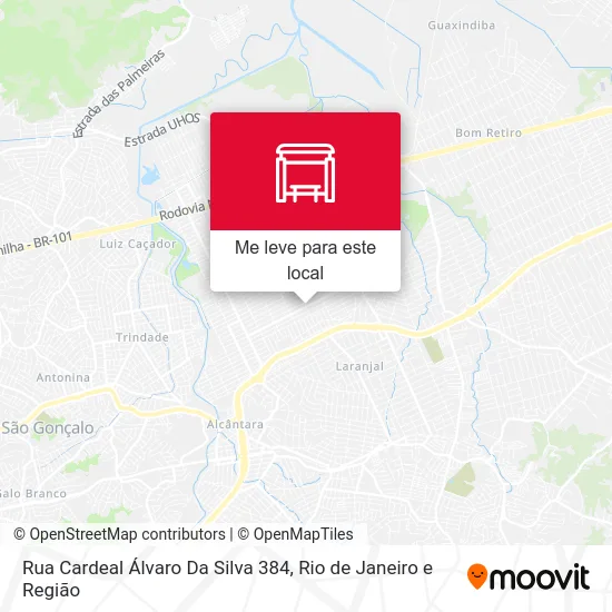 Rua Cardeal Álvaro Da Silva 384 mapa