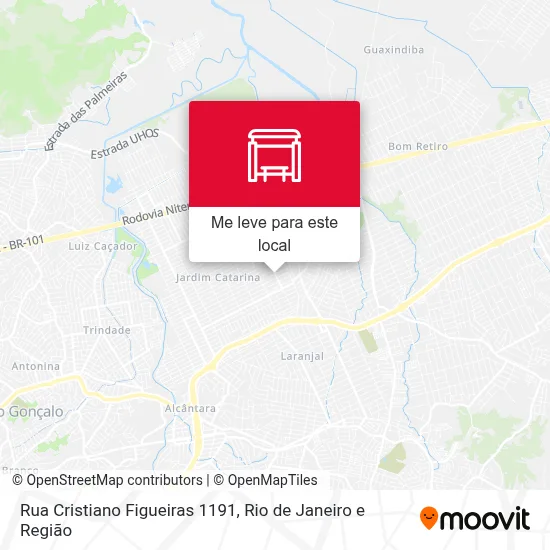 Rua Cristiano Figueiras 1191 mapa